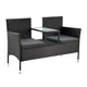 Banc en polyrotin Monaco