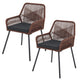 Chaises de jardin en corde Kastos