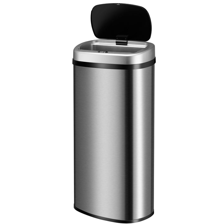 Poubelle rectangulaire avec capteur