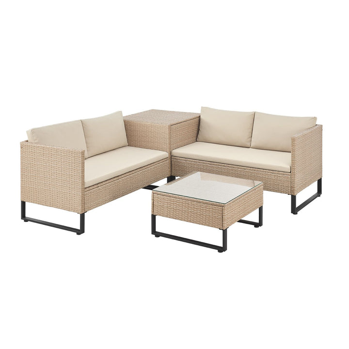Gartenlounge für 4 Personen Santorini