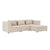 Canapé modulable Domas L - 3 places