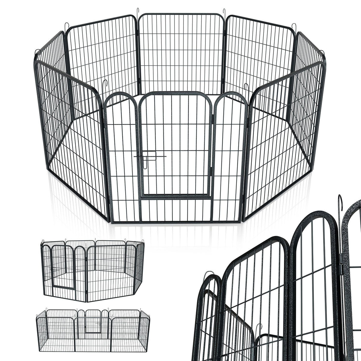 Enclos pour chiots en métal