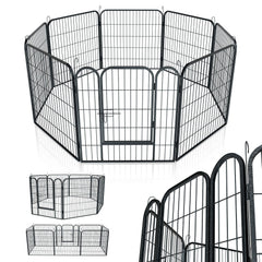 Enclos pour chiots en métal