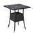 Eckiger Polyrattan Gartentisch Yoro