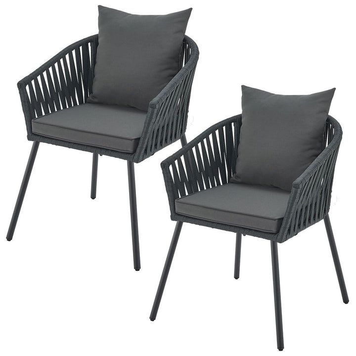 Ensemble de 2 chaises en corde