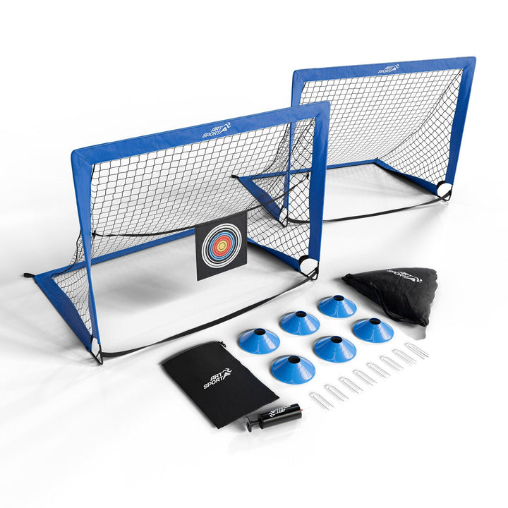 Pop-Up Fußballtor 2er Set Goal Master