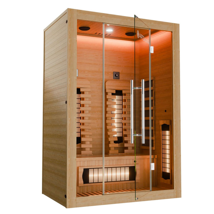 Cabine de sauna infrarouge Kiruna 130 Premium