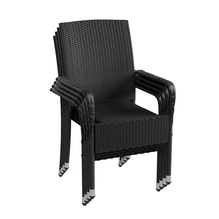 Chaises de jardin en polyrotin Yoro