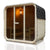 Sauna tonneau carré pour 6 personnes Fjora
