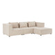 Modulares Sofa Domas L - 3 Sitzer