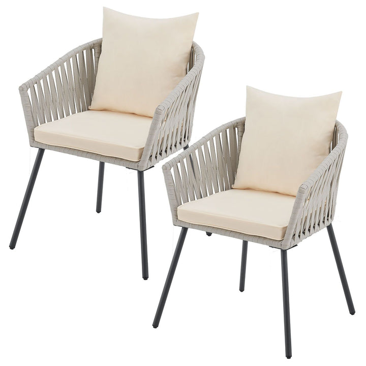 Ensemble de 2 chaises en corde