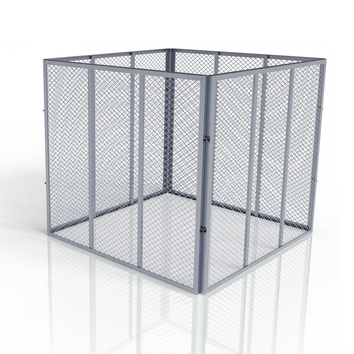 Composteur métallique pour déchets de jardin