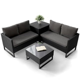 Salon de jardin pour 4 personnes Santorin