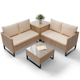 Salon de jardin pour 4 personnes Santorin