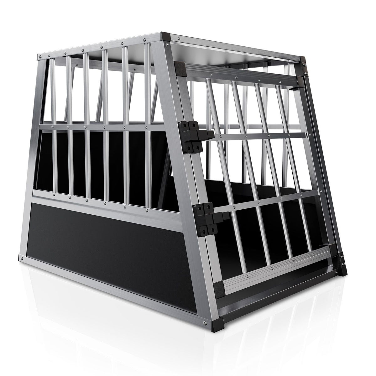 Caisse de transport pour chiens en aluminium