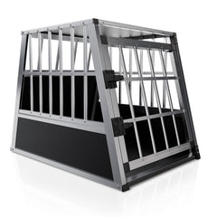 Caisse de transport pour chiens en aluminium