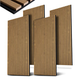 Panneau acoustique bois, lot de 4