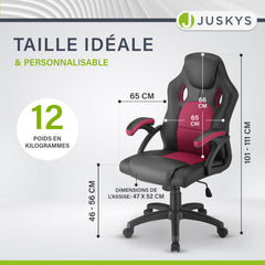 Chaise de bureau Racing Montréal