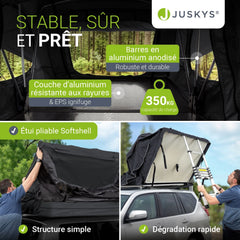 Tente de toit pour 2 personnes Lago
