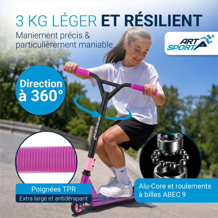 Trottinette freestyle enfant