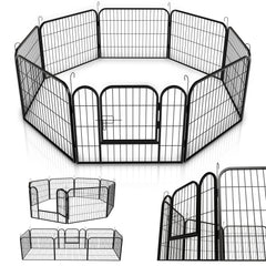 Enclos pour chiots en métal