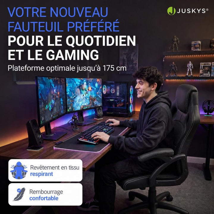 Chaise de bureau Racing Montréal