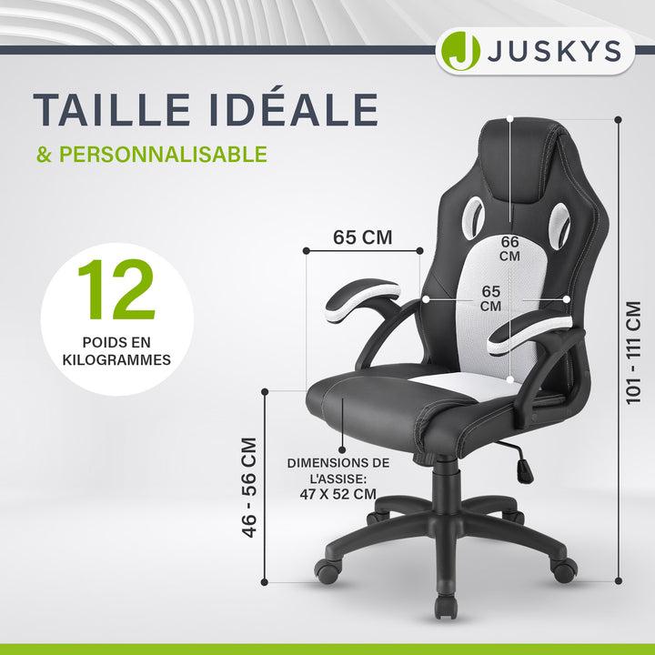 Chaise de bureau Racing Montréal
