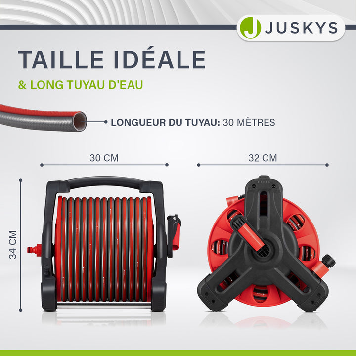 Enrouleur de tuyau mobile Basic 30 m