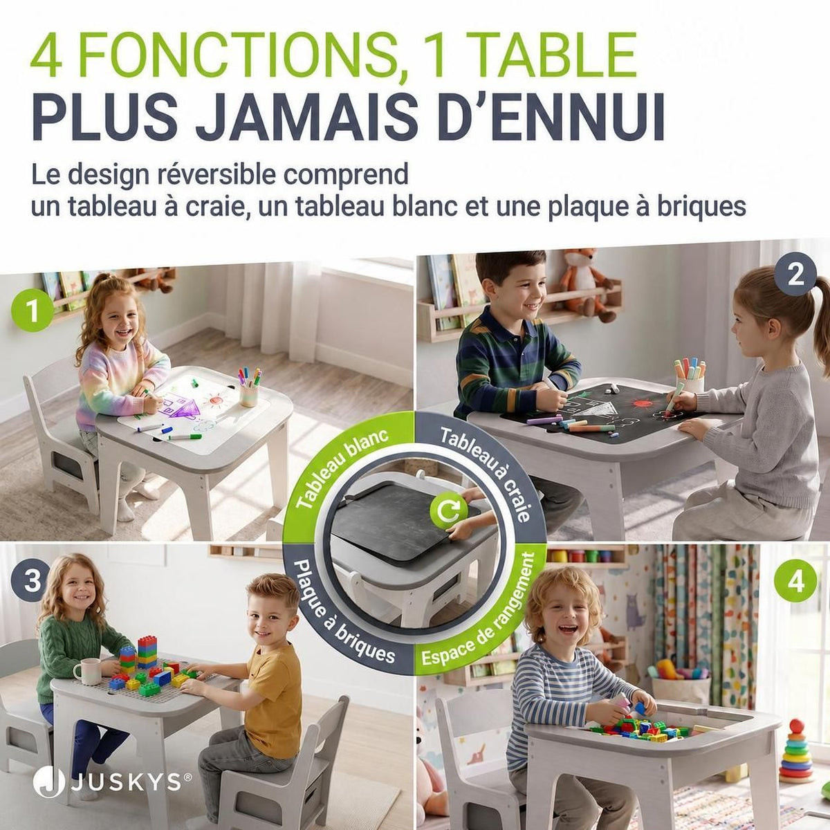 Table et chaises enfant Milou