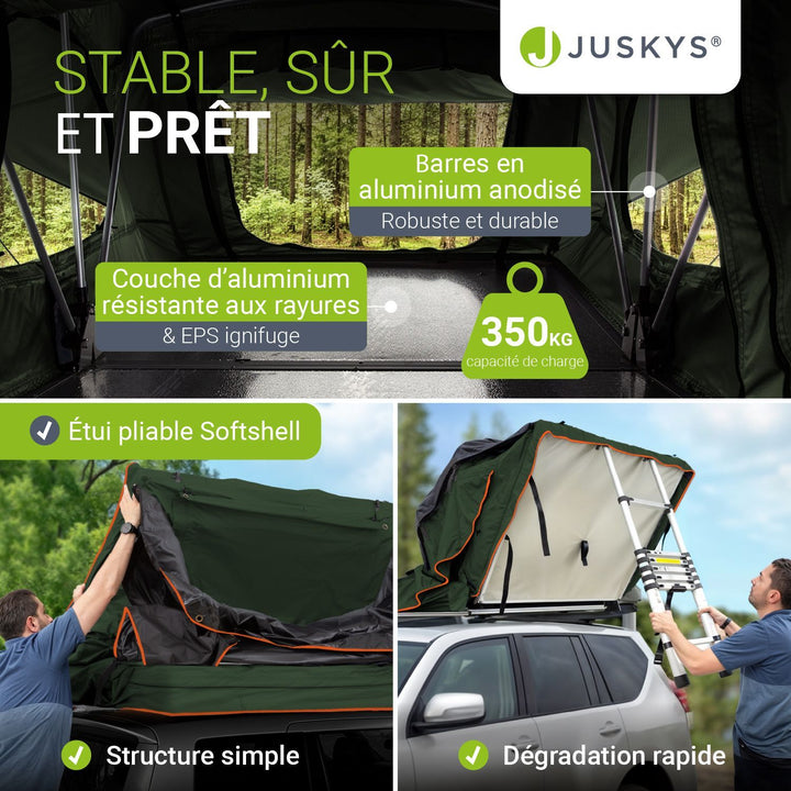Tente de toit pour 2 personnes Lago