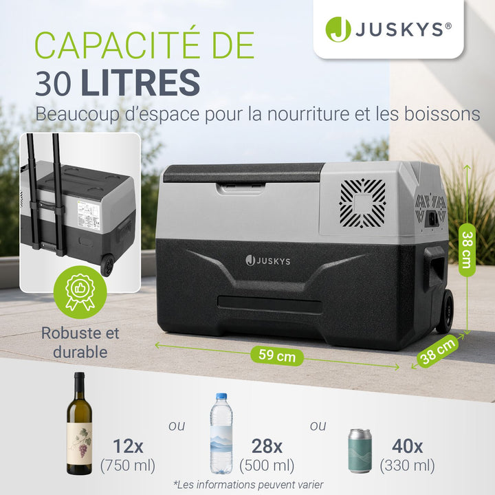 Glacière à compresseur Yukon 30 l ou 50 l