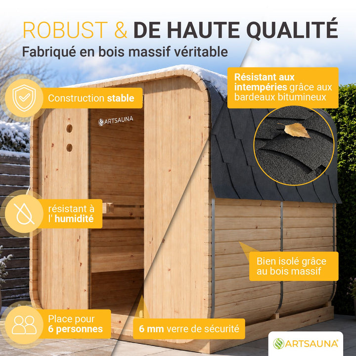 Place du sauna tonneau Nolvik