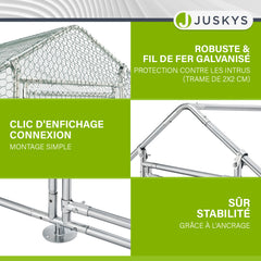 Enclos de plein air HLS25T pour poulets
