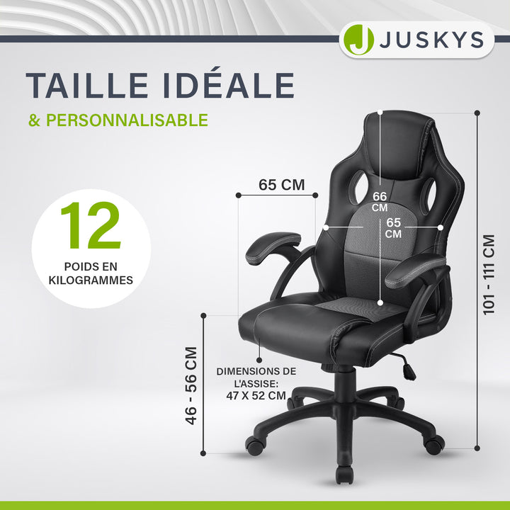 Chaise de bureau Racing Montréal