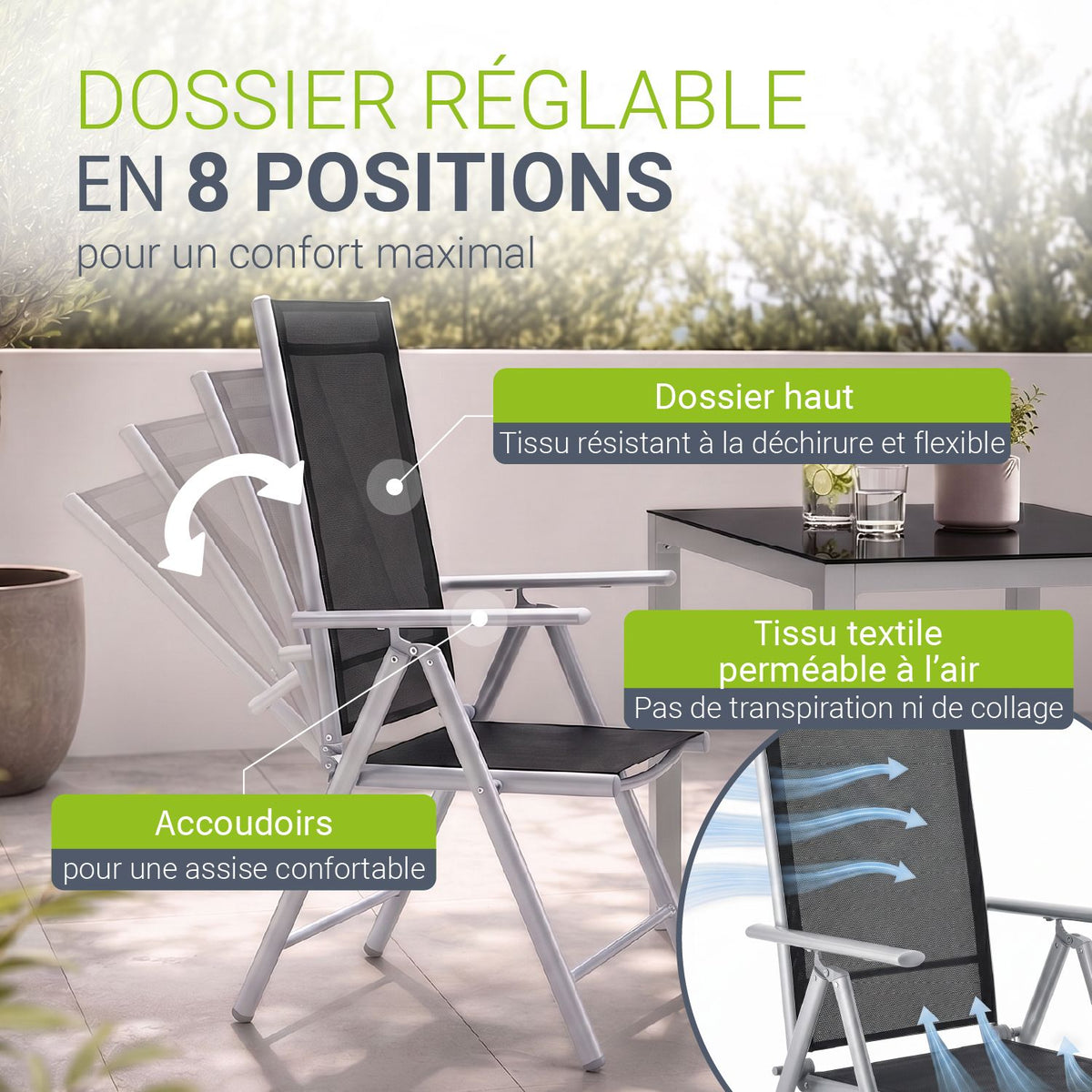 Mobilier de jardin Milano