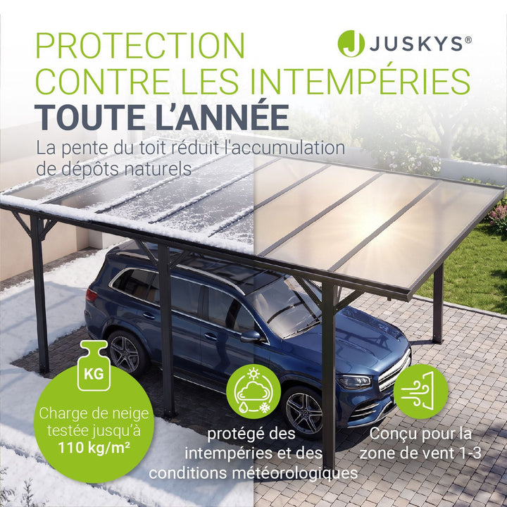 Carport 5x3 m - différents modèles