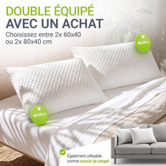 Oreillers à mémoire de forme