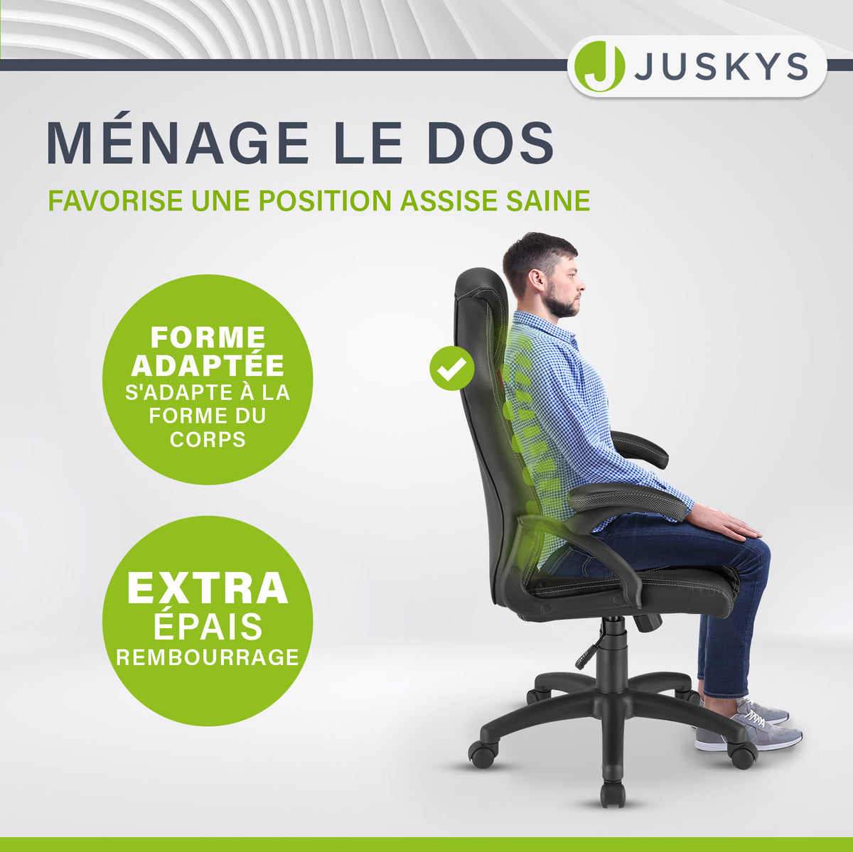 Chaise de bureau Racing Montréal