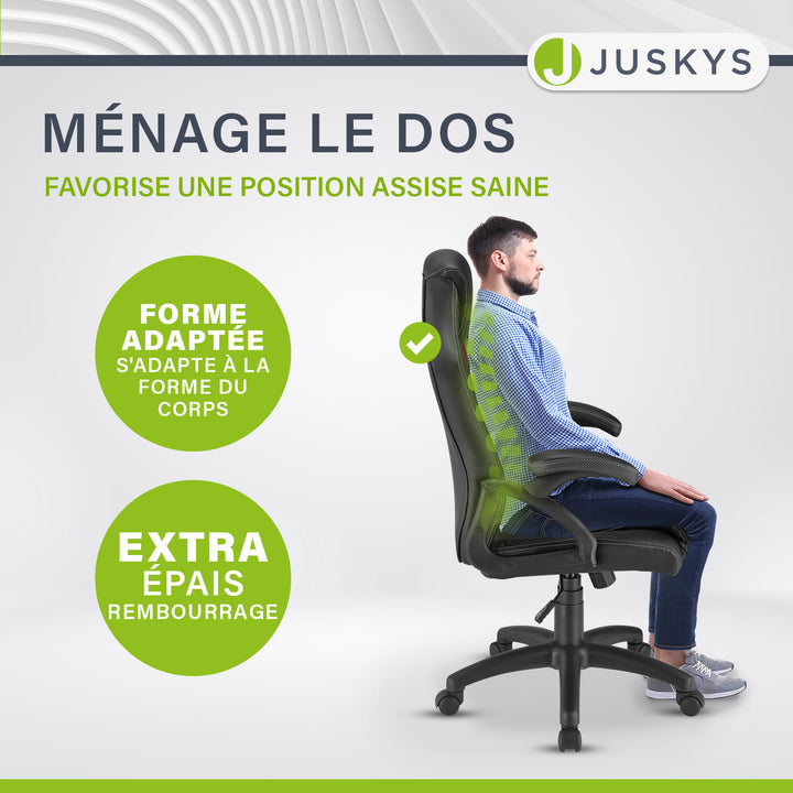 Chaise de bureau Racing Montréal