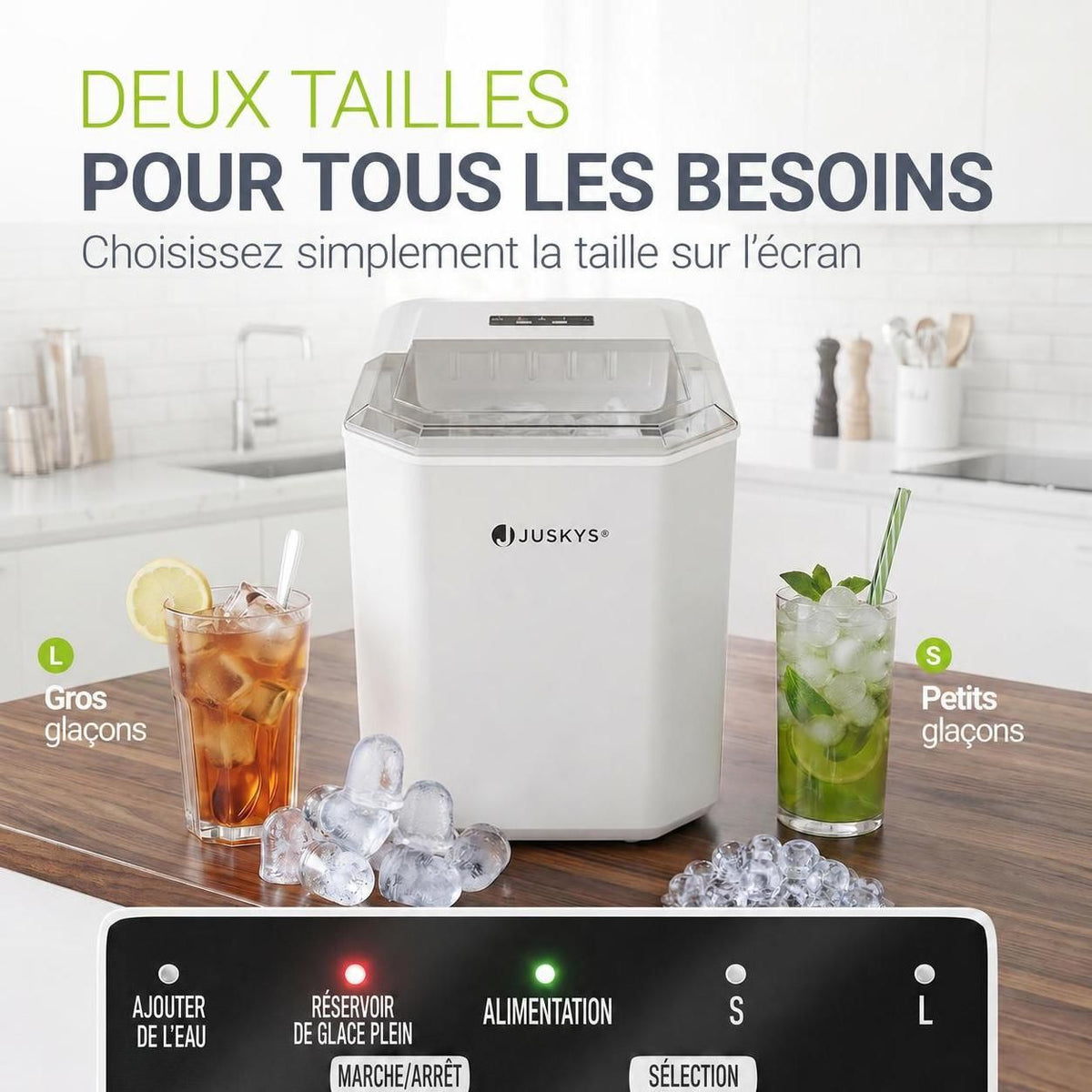 Machine à glaçons autonettoyante IceOracle