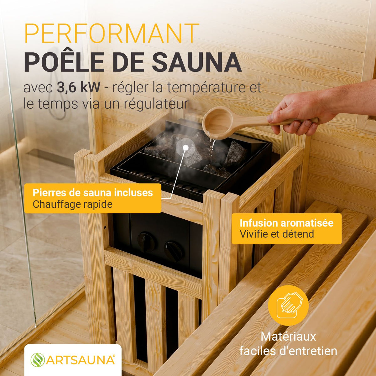 Sauna traditionnel Vantaa - nature