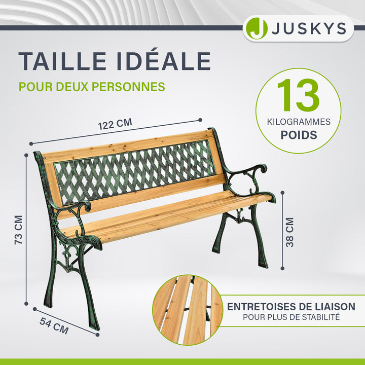 Banc de jardin Pise