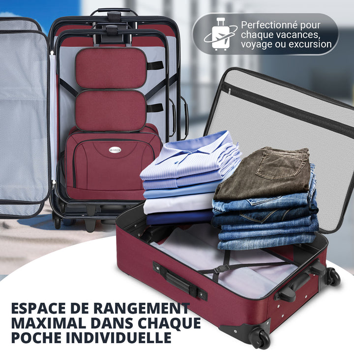 Ensemble de valises à roulettes de voyage Athènes