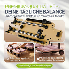 Pilates Reformer Board Movea für Zuhause