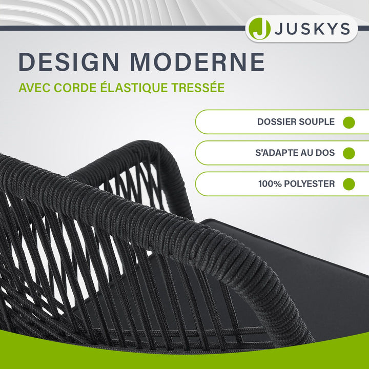 Chaises de jardin en corde Kastos