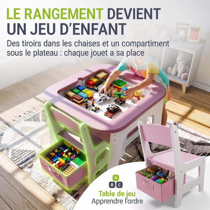 Table et chaises enfant Milou