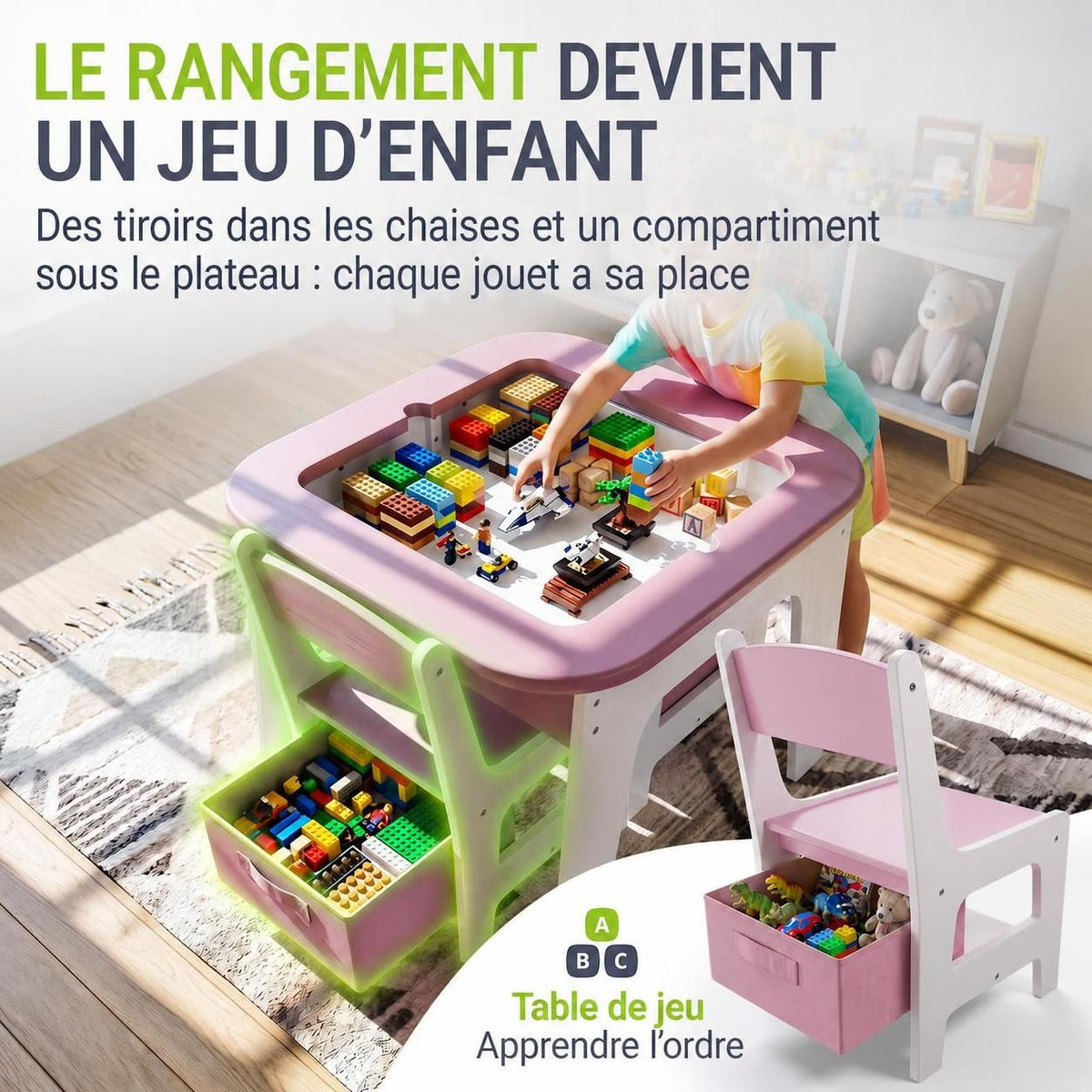 Table et chaises enfant Milou