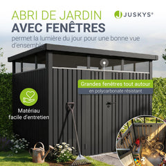 Abri de jardin en métal Lucerne