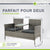 Banc en polyrotin Monaco