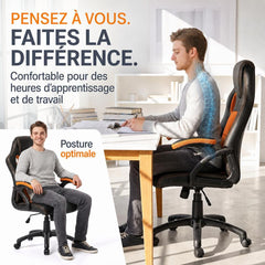 Chaise de bureau Racing Montréal